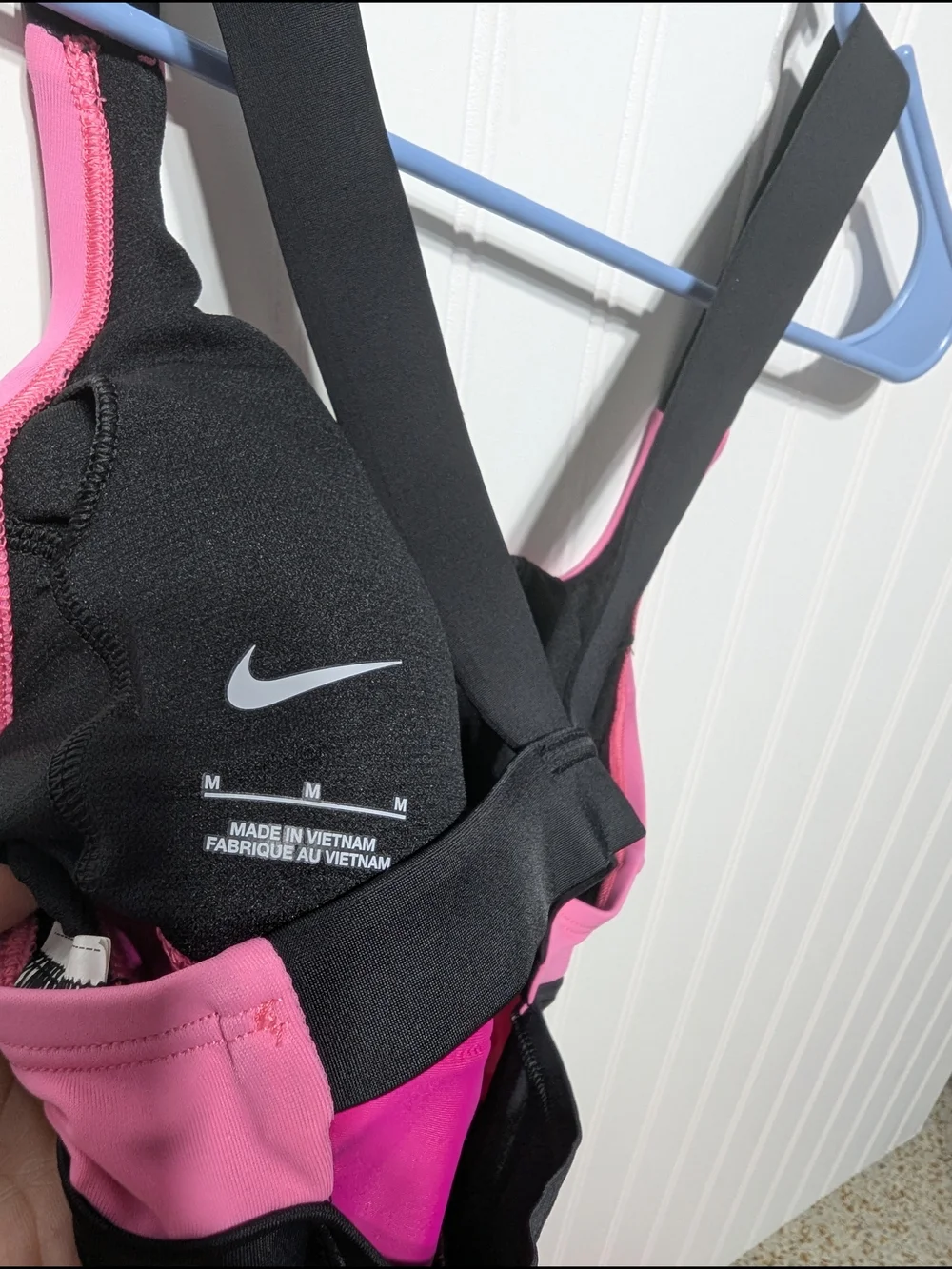 Nike Pink Colorblock Sports Tank Top